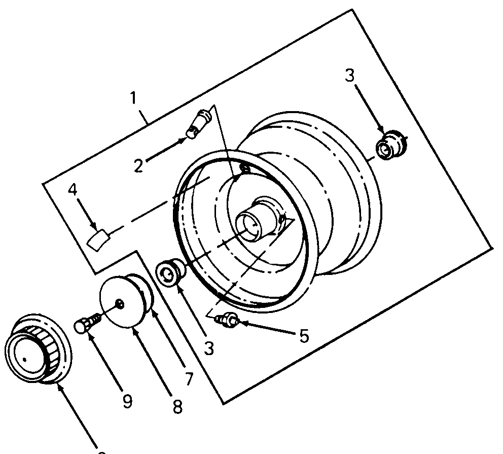 Front Wheel Diagram and Parts List for 1320 147008-207400-130232100-131232F100-139232100 Cub Cadet Lawn Tractor